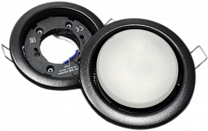 Светильник GX53 OPTIMA BLACK, термостойкий